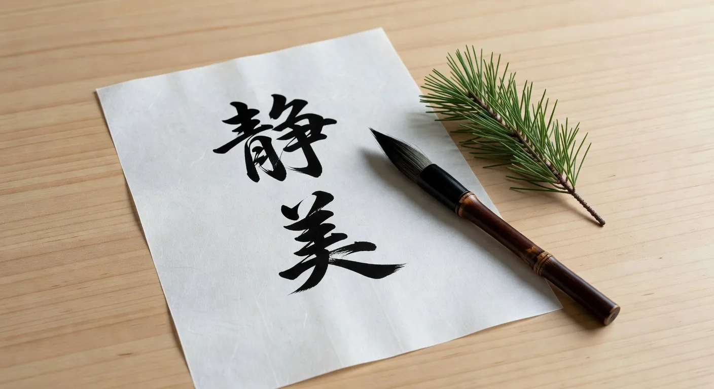季節の書道筆
