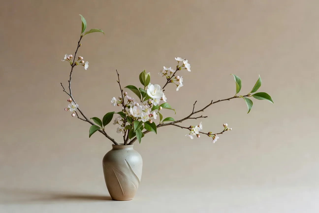 ミニマルな生け花