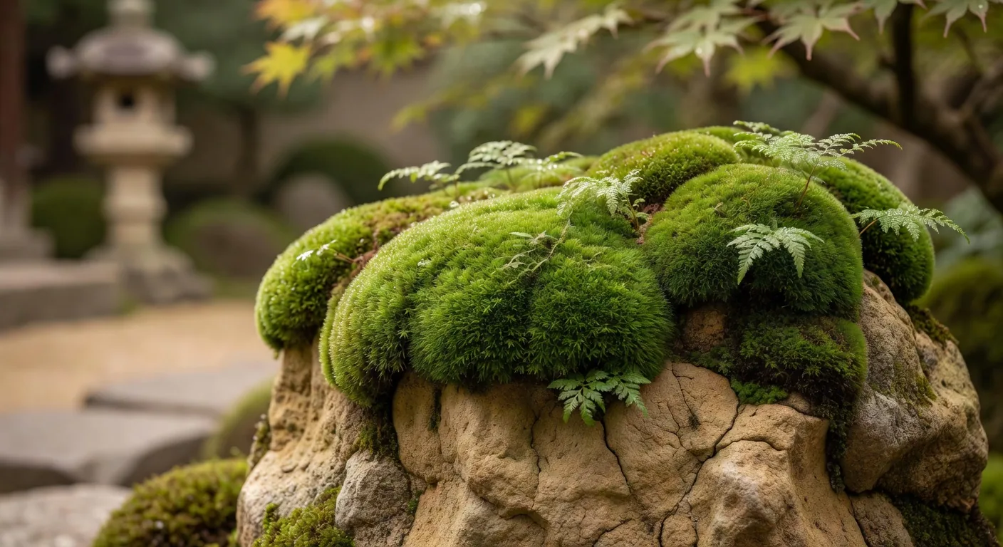 苔のクローズアップ